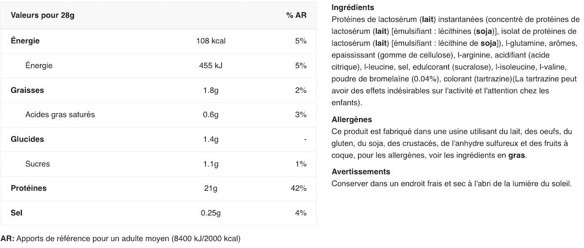 BioTechUSA 100% Pure Whey 454 gr 2/4