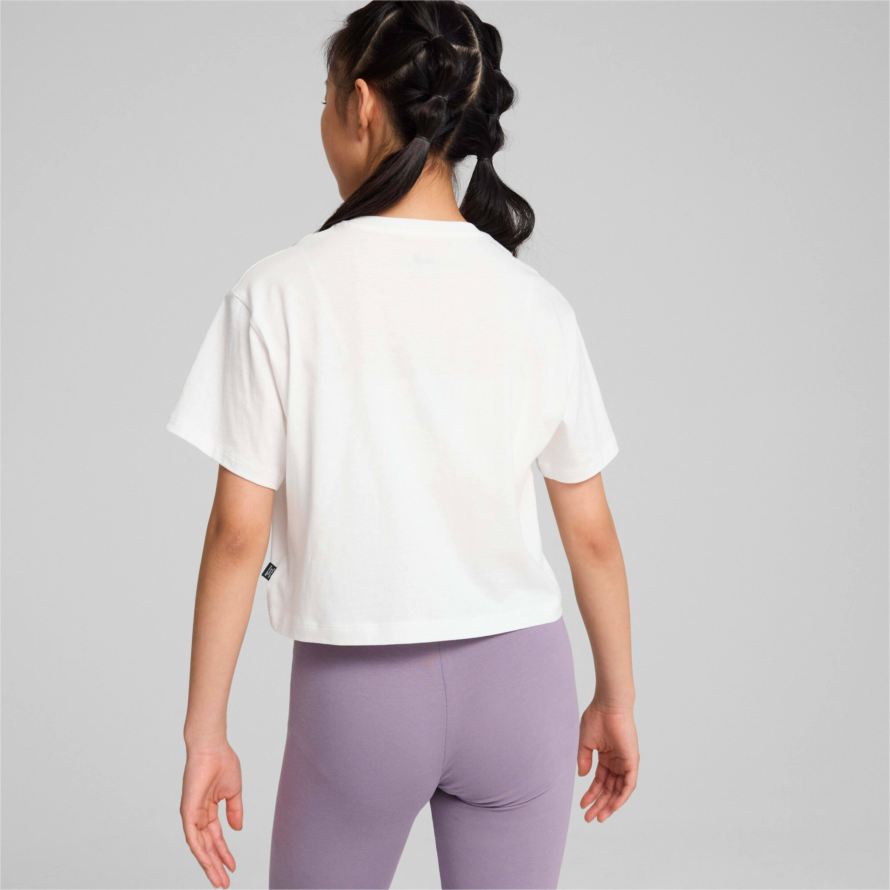 Kort meisjes-T-shirt Puma Logo 5/5