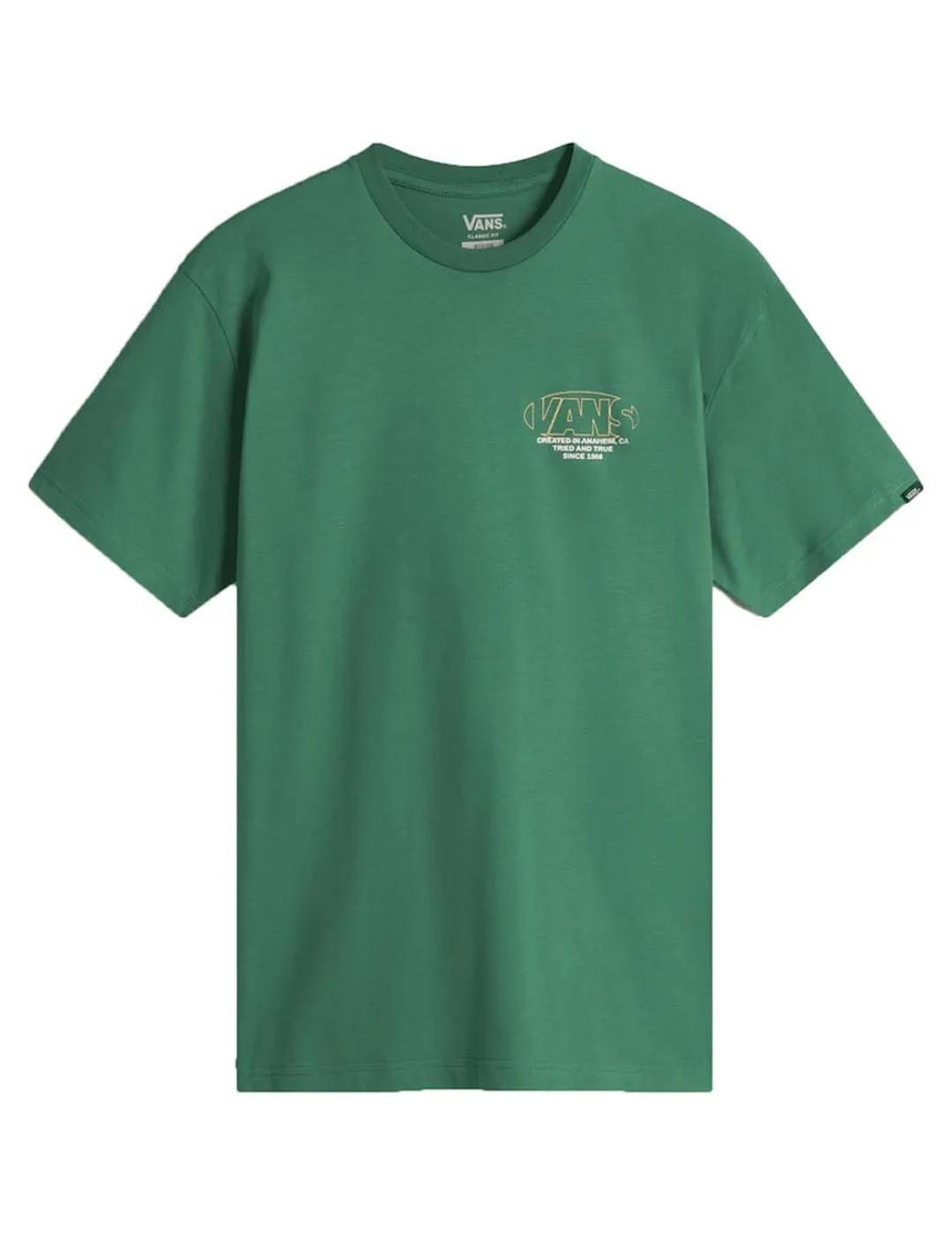 Camiseta para Hombre Vans Major type Verde 3/5