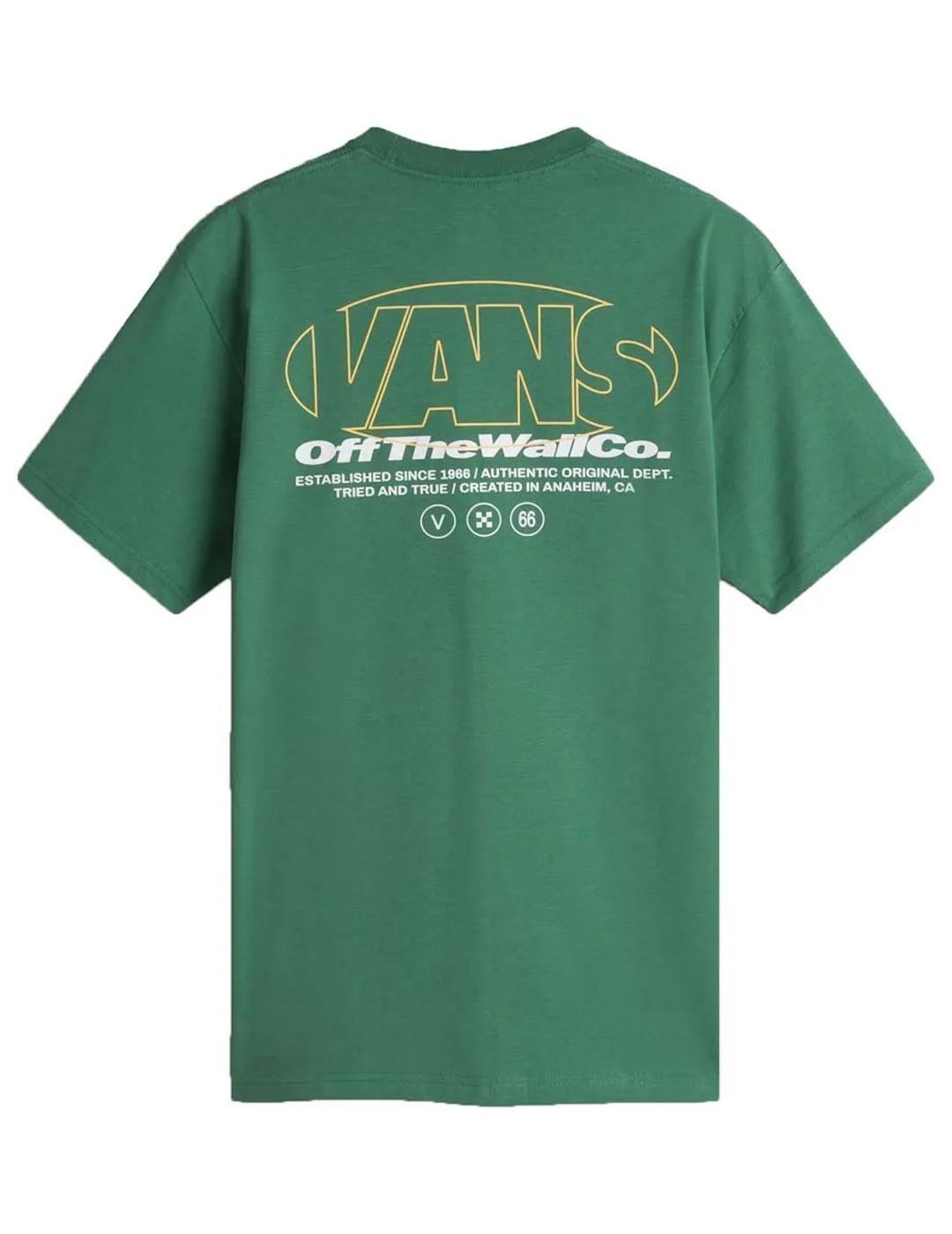 Camiseta para Hombre Vans Major type Verde 4/5