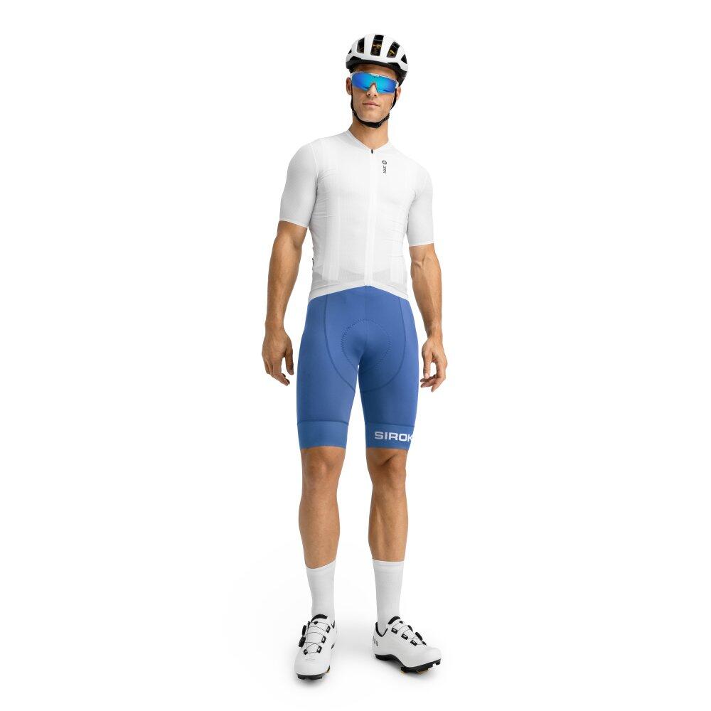 Herren Radsport kurze fahrradträgerhose für BX Umbrail Marineblau 3/7