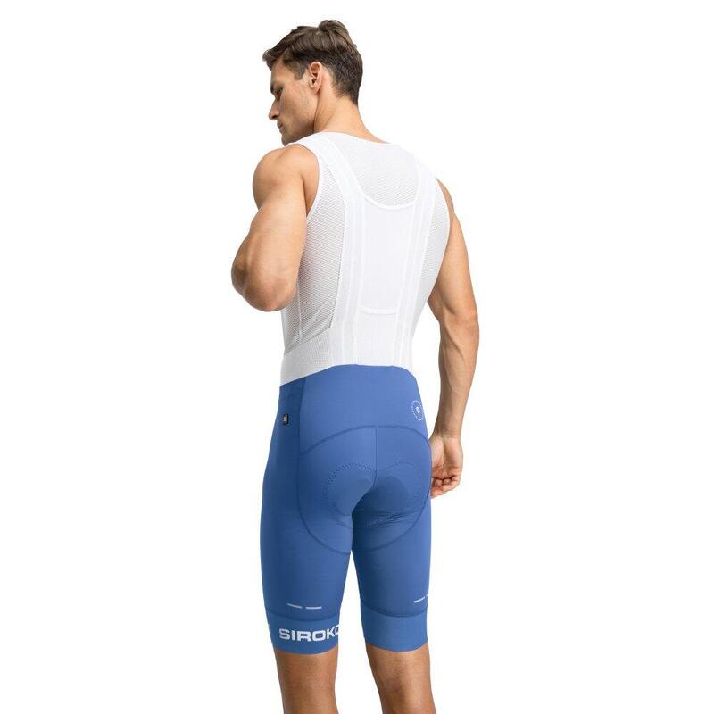 Pantaloni scurți cu bretele de pentru bărbați BX Umbrail Albastru Marin