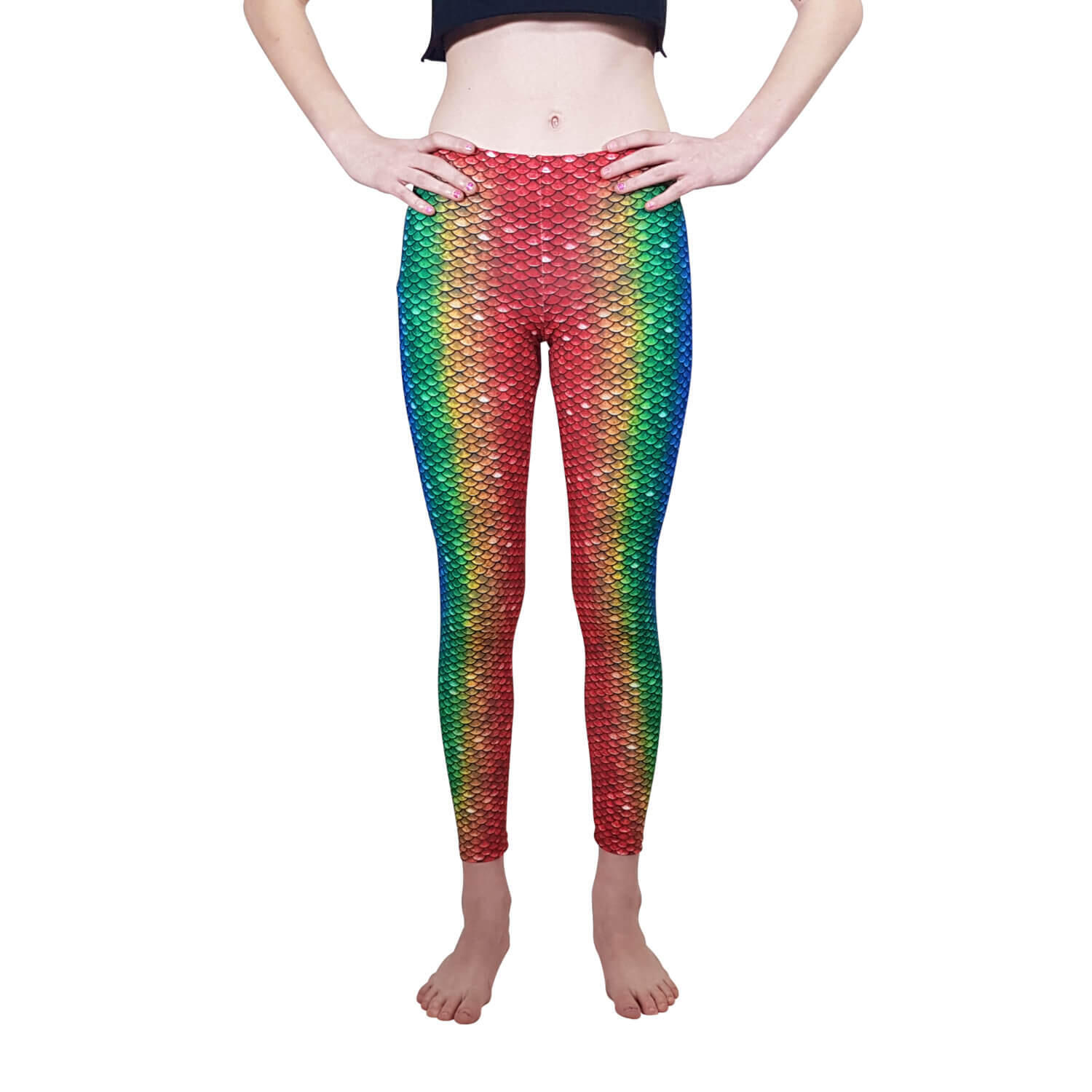 Sun Tails - Leggings Sirene Seven Seas Js Shorty Polyester-élasthanne Couleur - Bas De Maillot De Bain (bikini) - Multicolore|rouge - Taille Unique - Decathlon