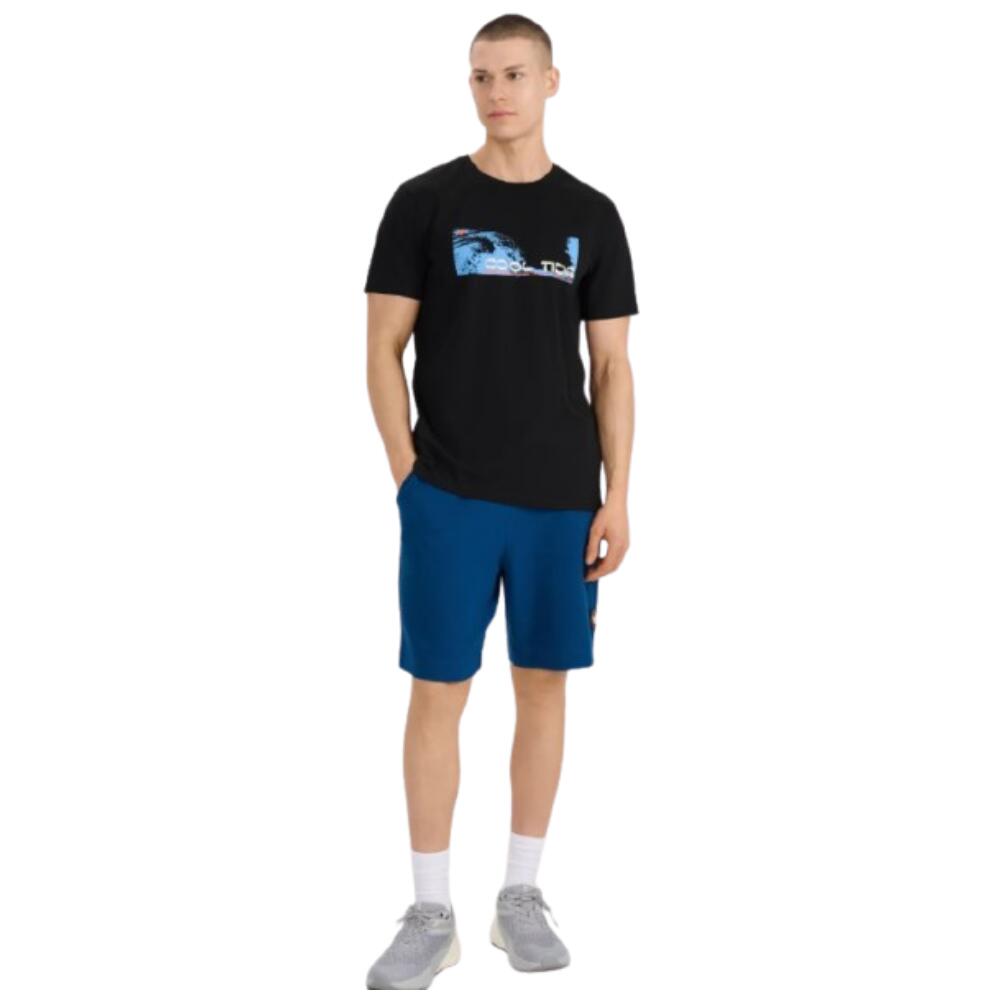4F T-SHIRT REGULAR PARA HOMENS COM T-SHIRT ESTAMPADA TTSHM2030 Preto 3/5