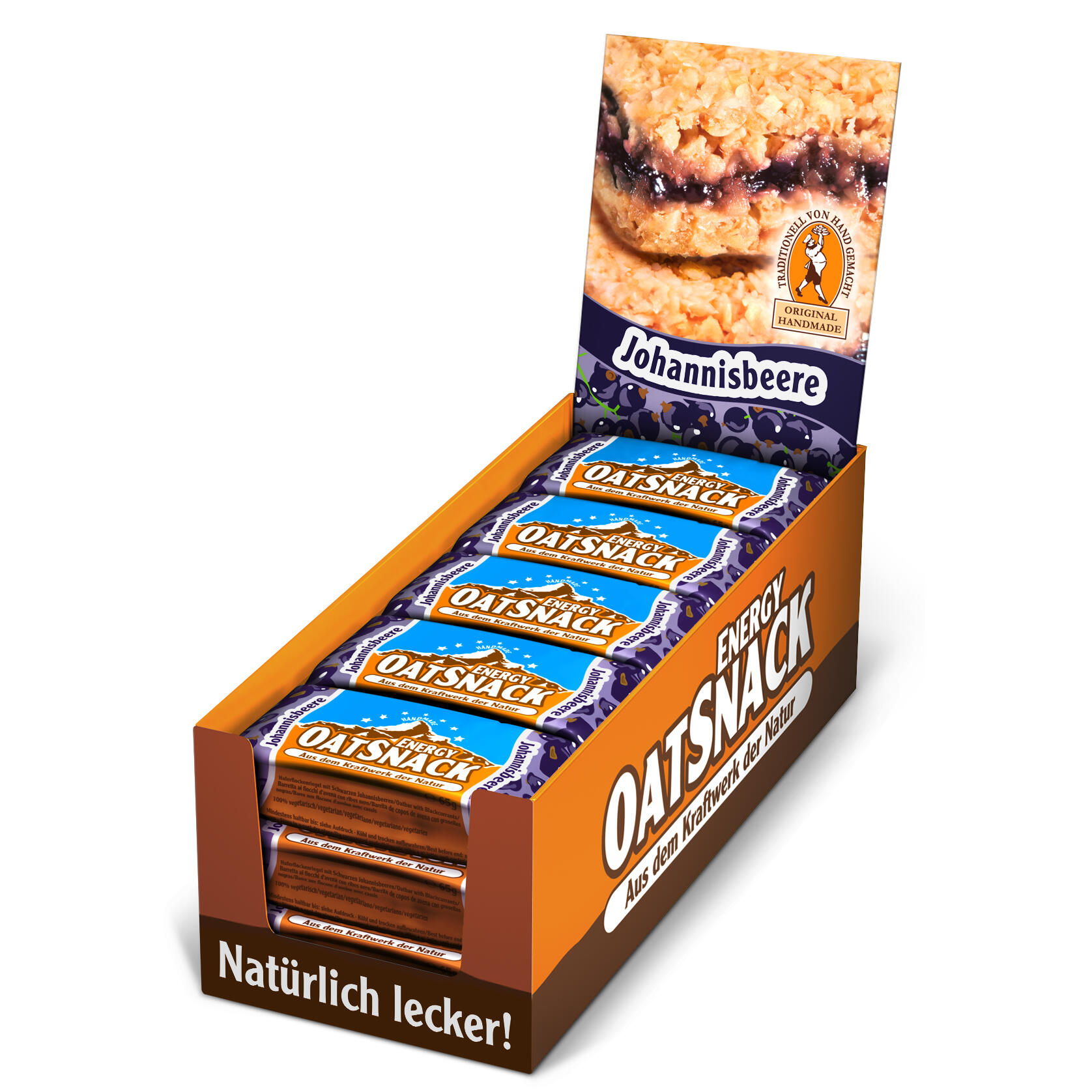 OATSNACK Energy Vegan Bar artisanal energy bar - vegan, pack of 15