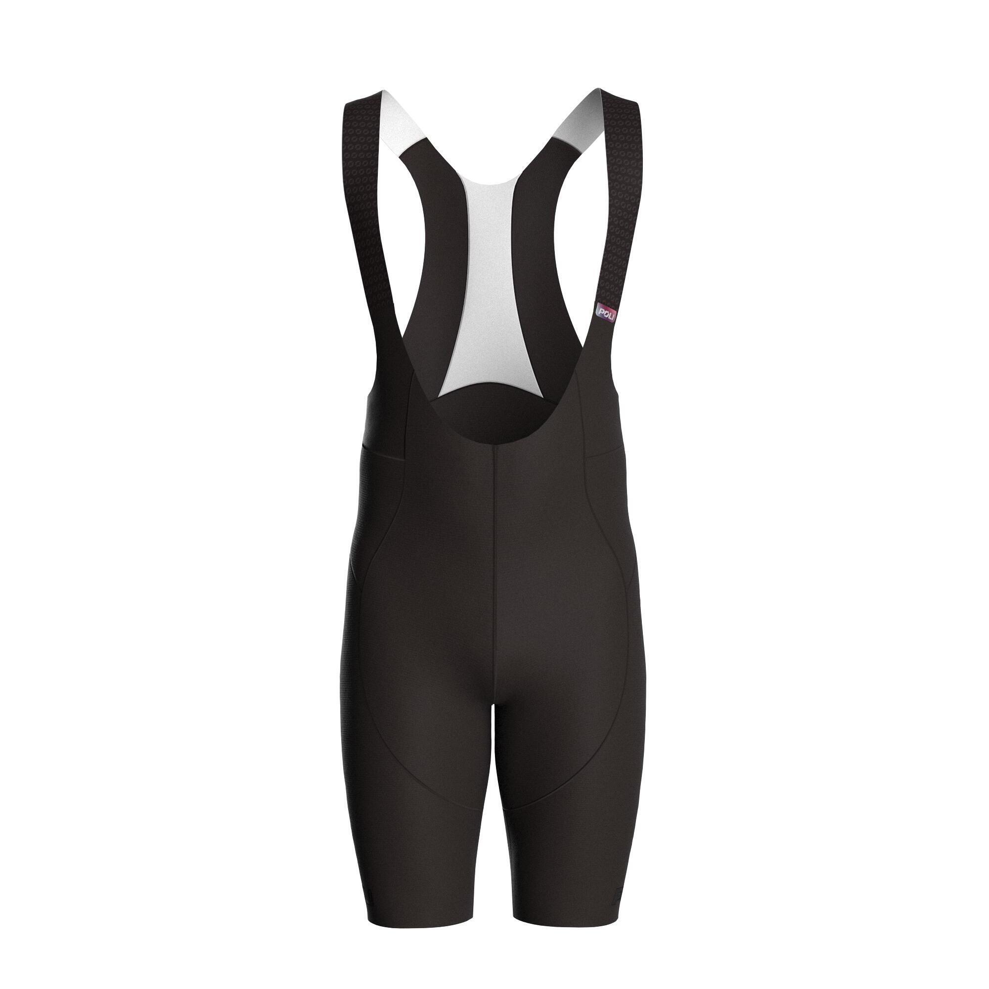 Poli - Cuissard Cyclisme Premium Unisexe - Mirage - Cuissard De Vélo À Bretelles - Marron - 36 Xs - Decathlon