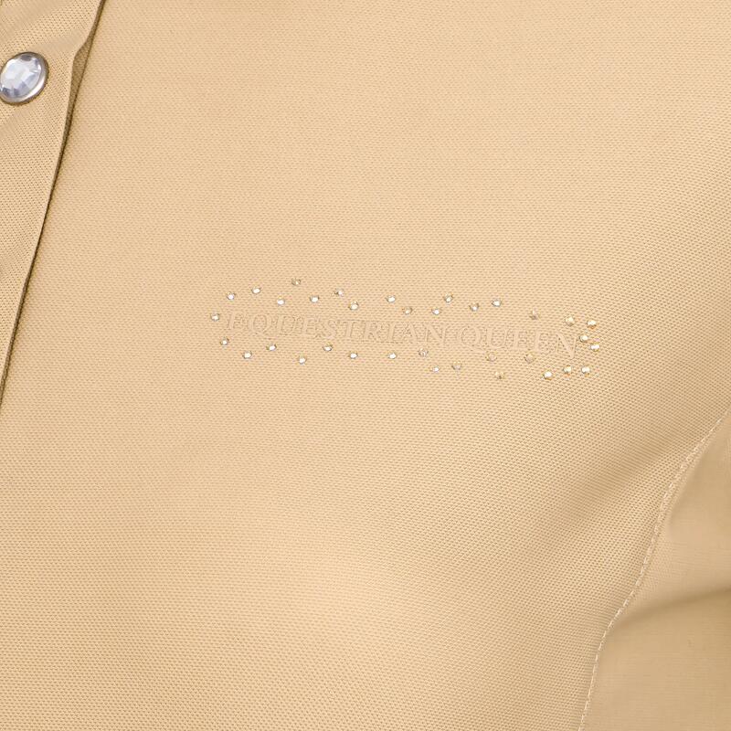 Tricou polo de călărie pentru femei EQUESTRIAN QUEEN Andrea 25SS