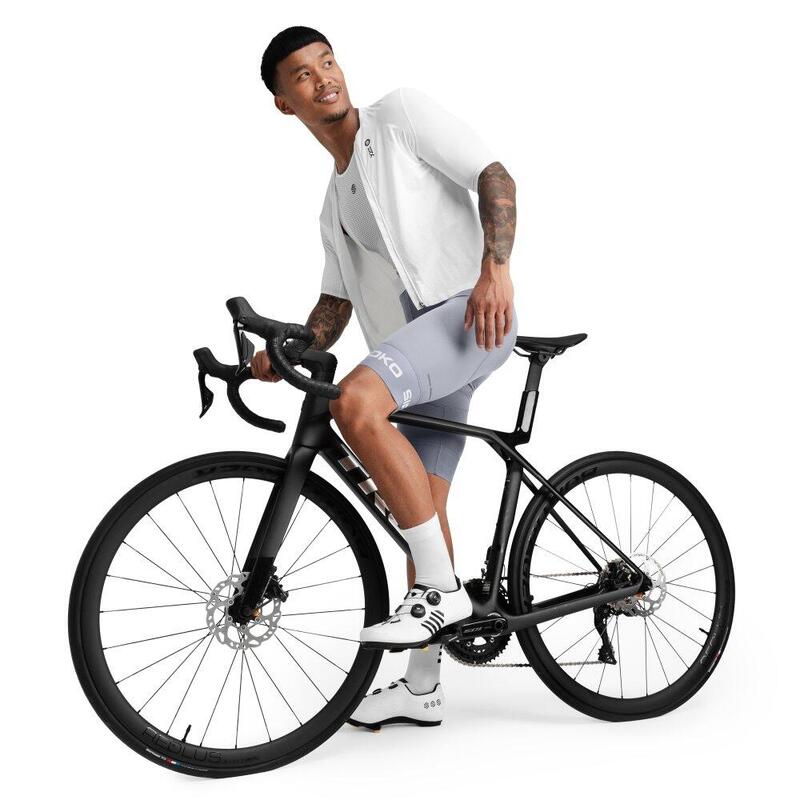 Pánské cyklistické kraťasy BX Fassa Šedá