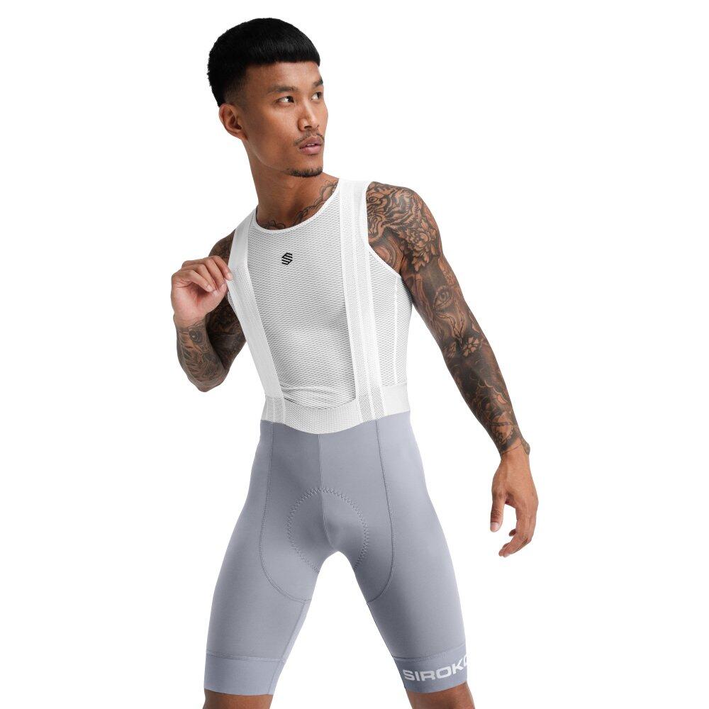 Siroko - Cuissard Vélo Court Homme Cyclisme Bx Fassa Gris - Cuissard De Vélo - Gris - 48 Xl - Decathlon