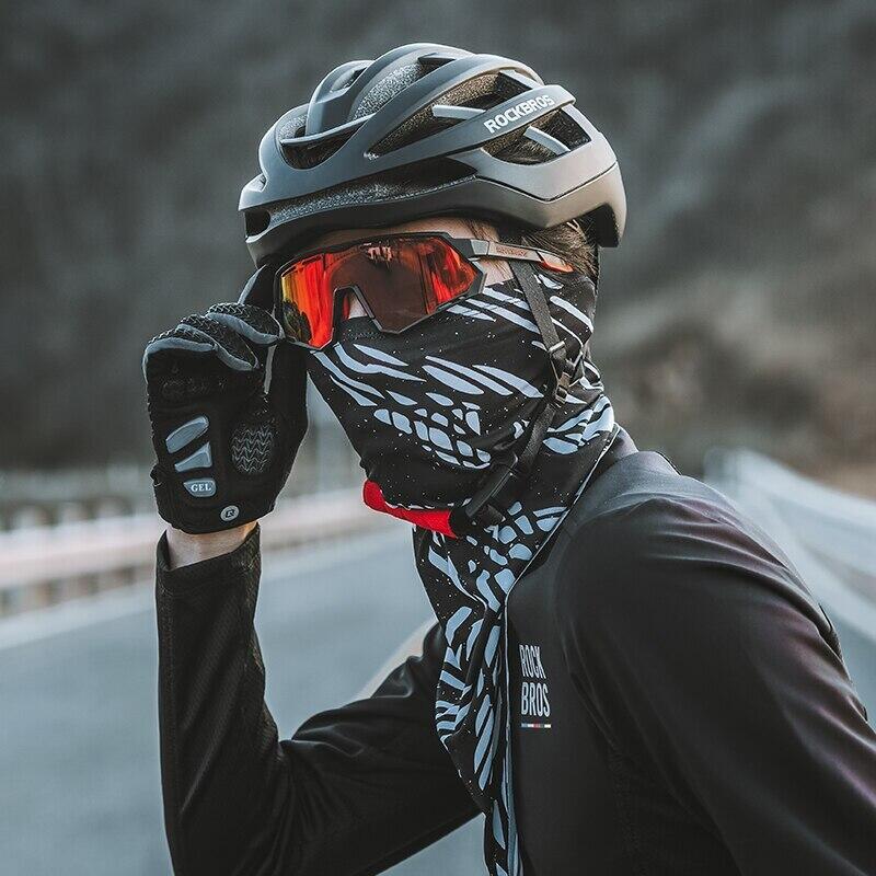 Pasamontañas de Ciclismo ROCKBROS de Seda Helada 3/3