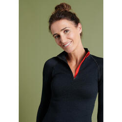 Sous vêtement thermique Technique col zippé Femme-THERMOLACTYL ENERGY 4 Intense
