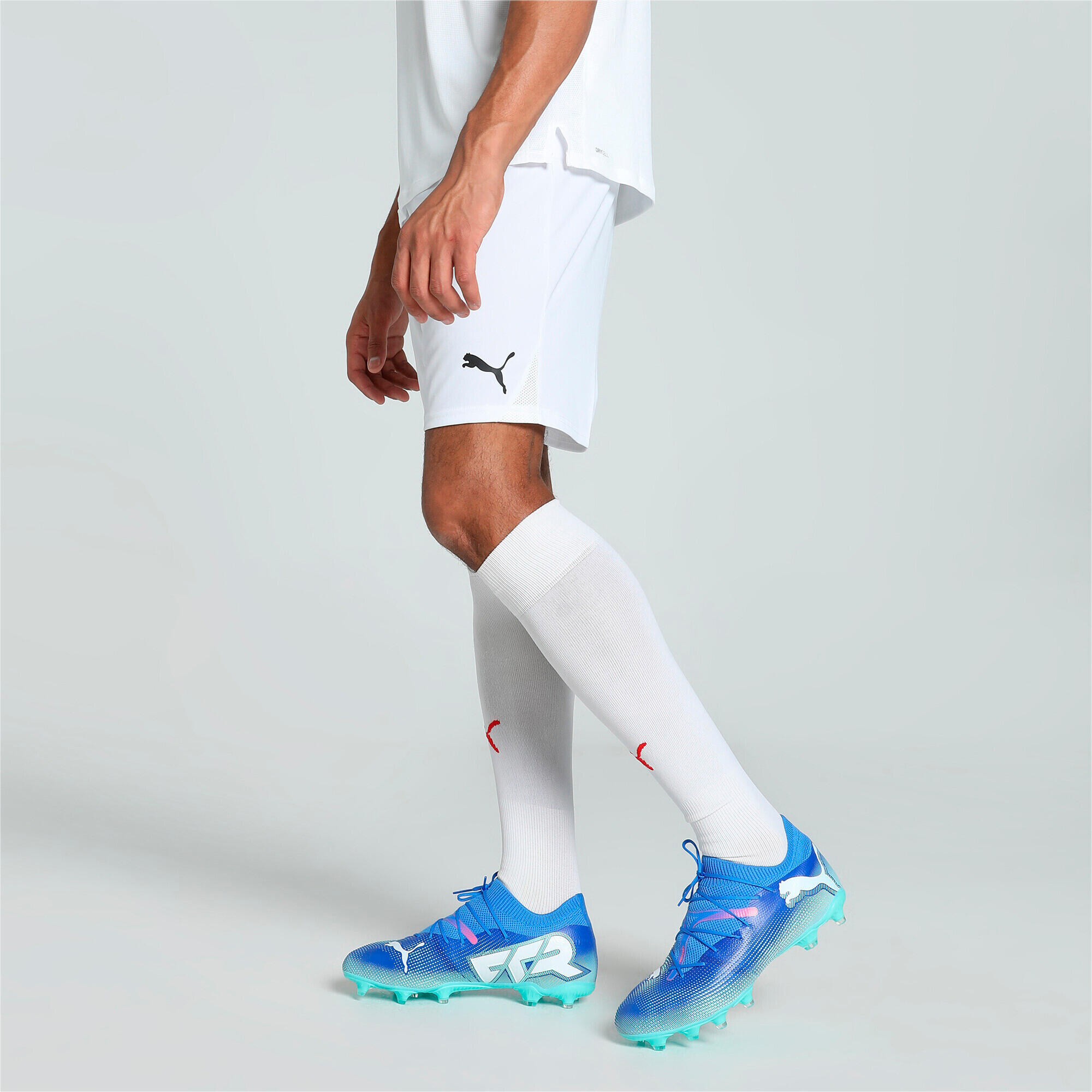 PANTALONCINO da calcio uomo puma bianco 6/7