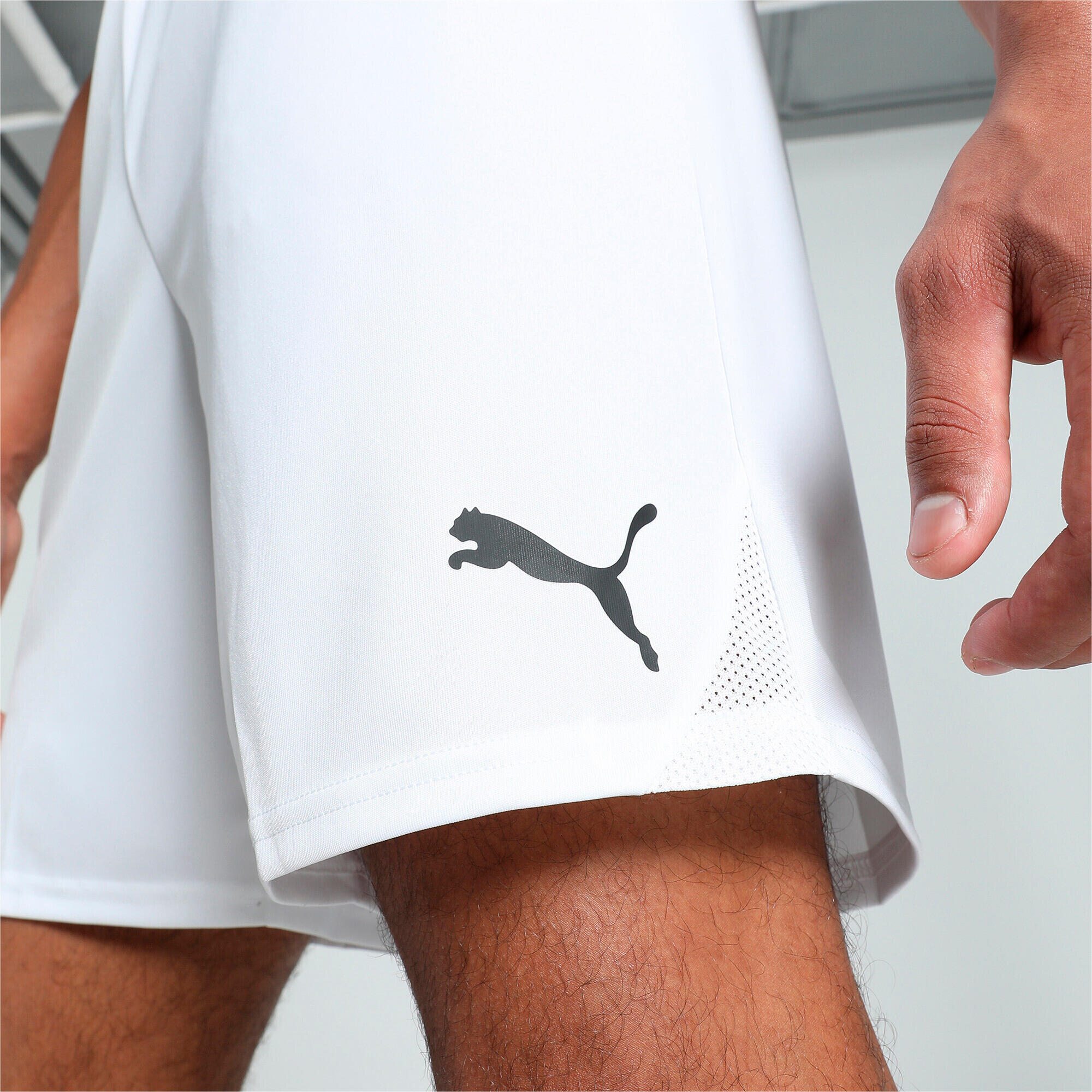 PANTALONCINO da calcio uomo puma bianco 7/7