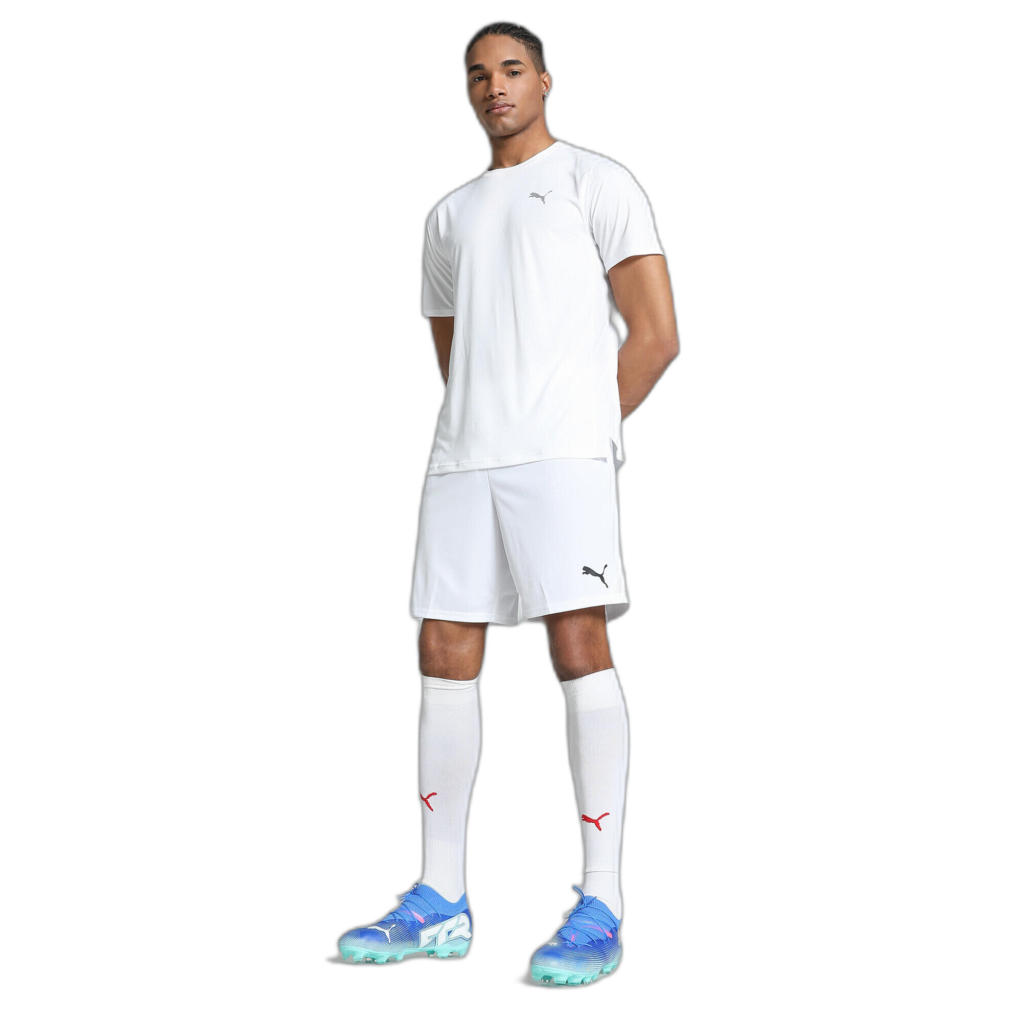 PANTALONCINO da calcio uomo puma bianco 2/7