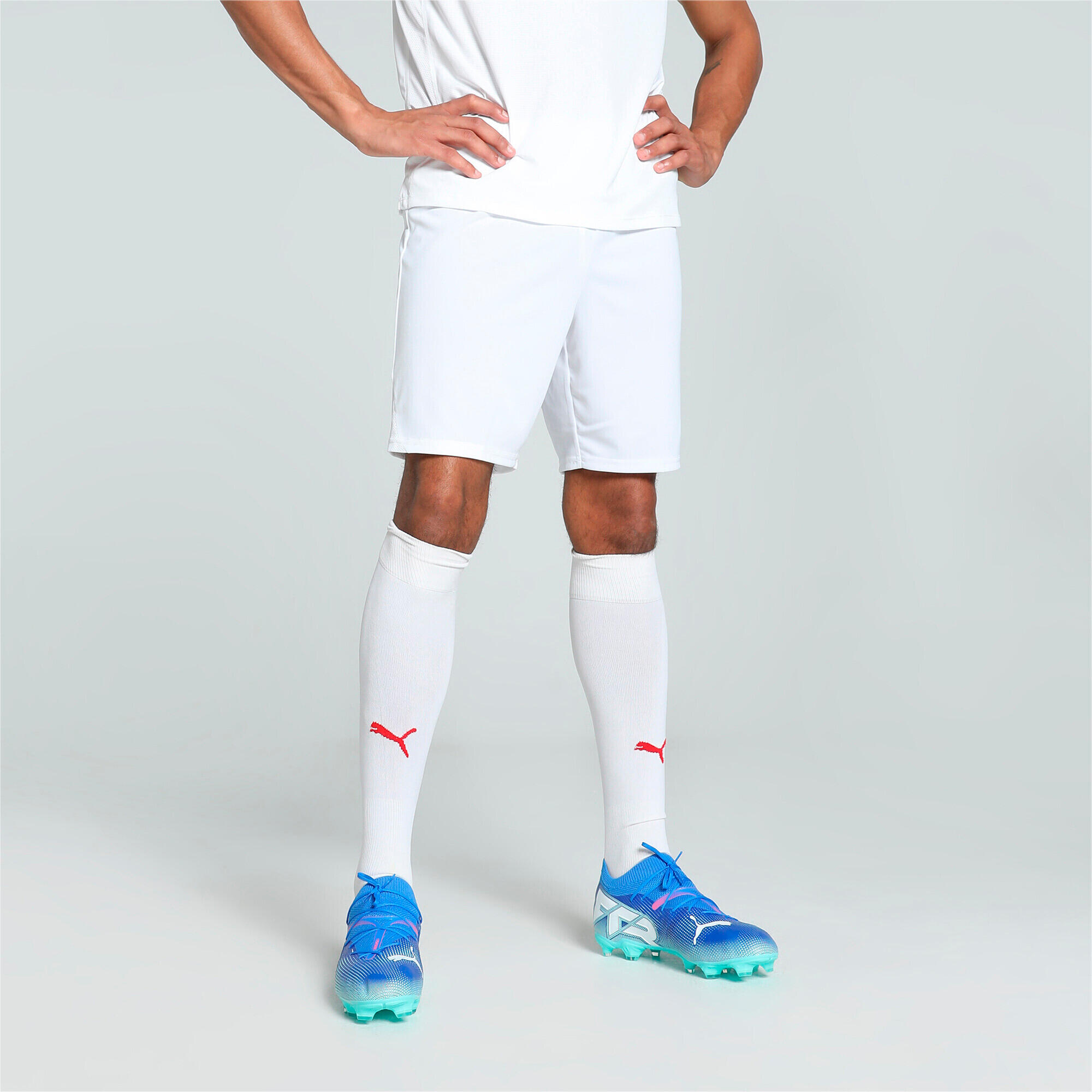 PANTALONCINO da calcio uomo puma bianco 3/7
