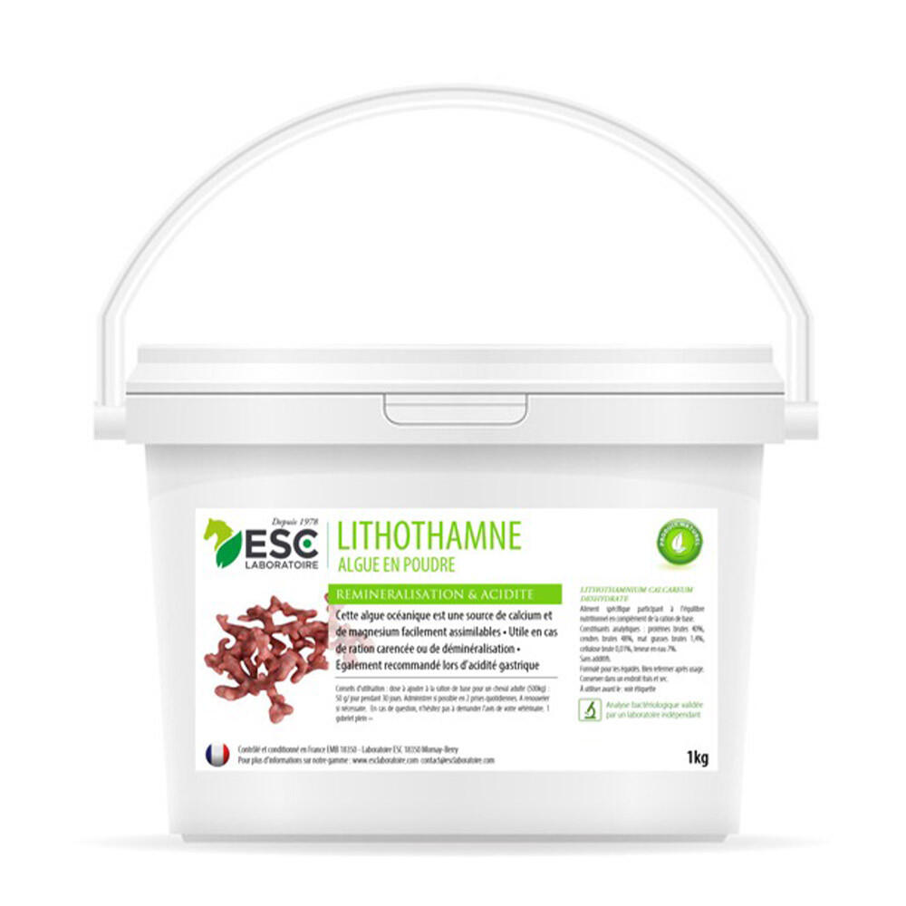 Esc Laboratoire - Reminéralisation Et Acidité Cheval Lithothamne Esc Laboratoire 1kg - Argile - 1 Kg - Decathlon