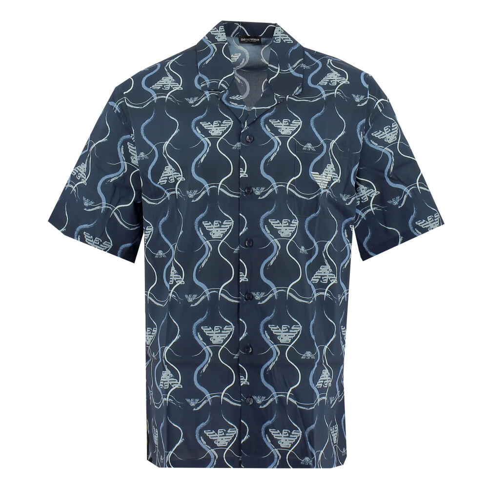 Ea7 - Chemise De Plage Ea7 Emporio Armani - Chemise Manches Courtes - Bleu - 48 Xl - Decathlon