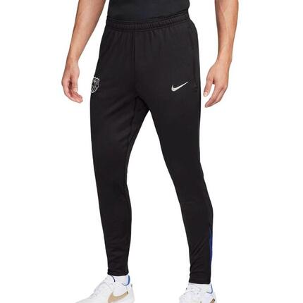 Nike Pantalon de Football Dri-FIT Slim Fit pour Homme en Noir et Rouge