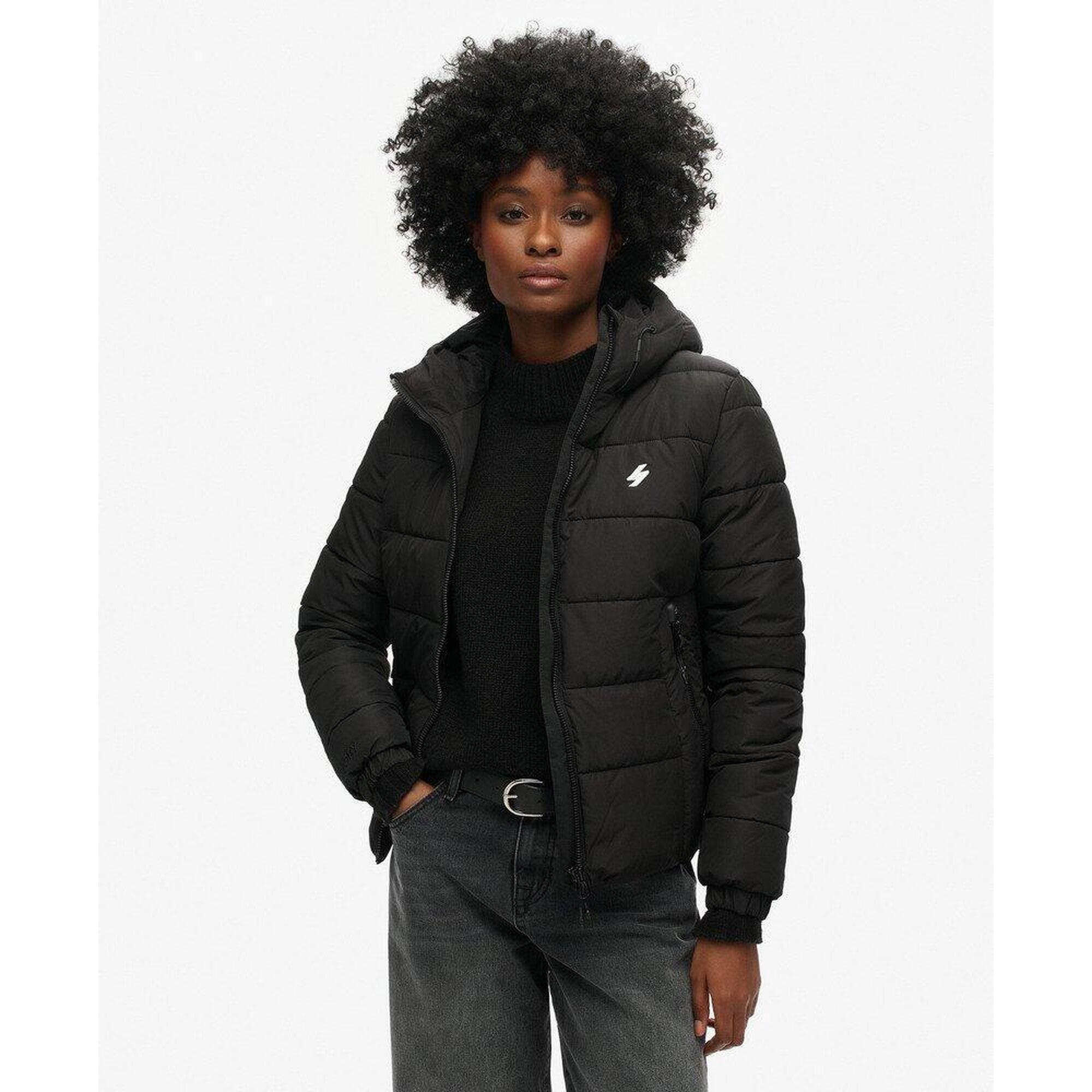 Superdry - Veste Matelassée À Capuche Esprit Sportif Superdry - Maillot Manches Longues - Noir - Decathlon