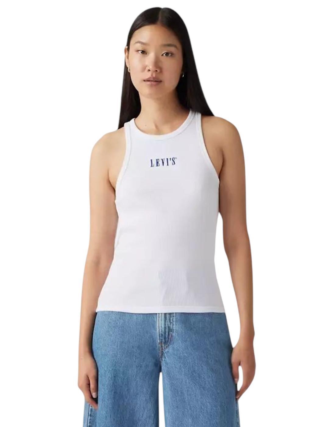 T-shirt pour Femme Levis Gemini Blanc 1/4
