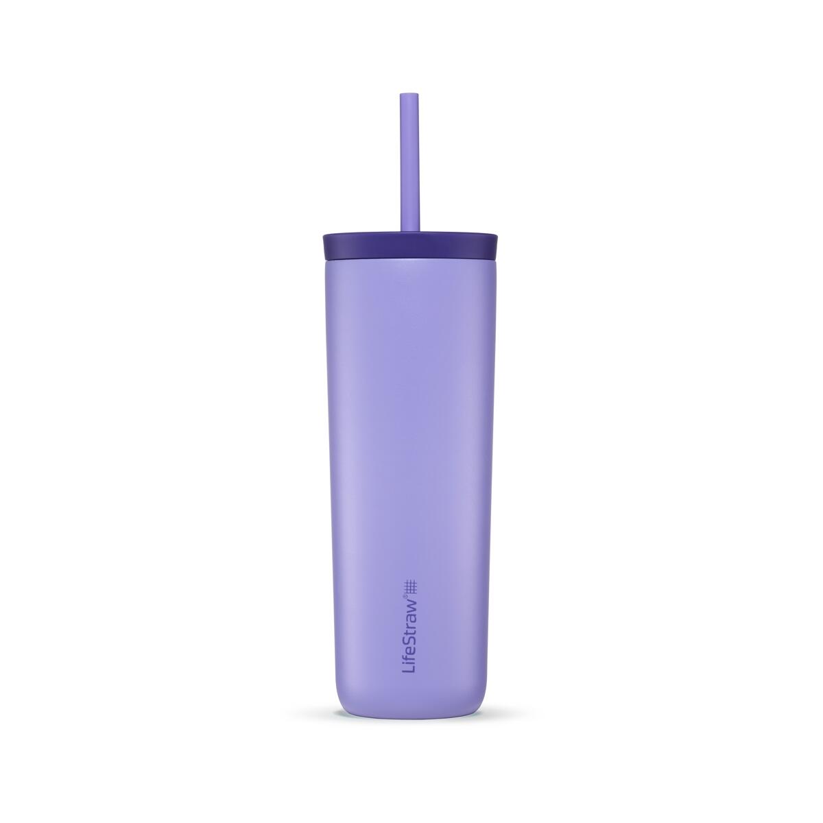 LIFESTRAW Waterfilterfles Go Tumbler 500 ml RVS geïsoleerd 500 ml - Paars