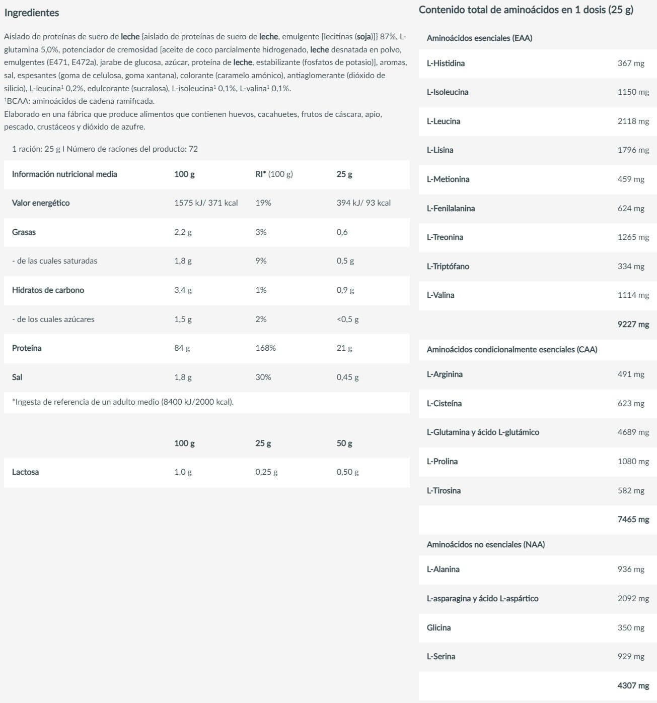 Wei-isolaat - Iso Whey Zero (1816 G) - Gezouten Karamel 4/4