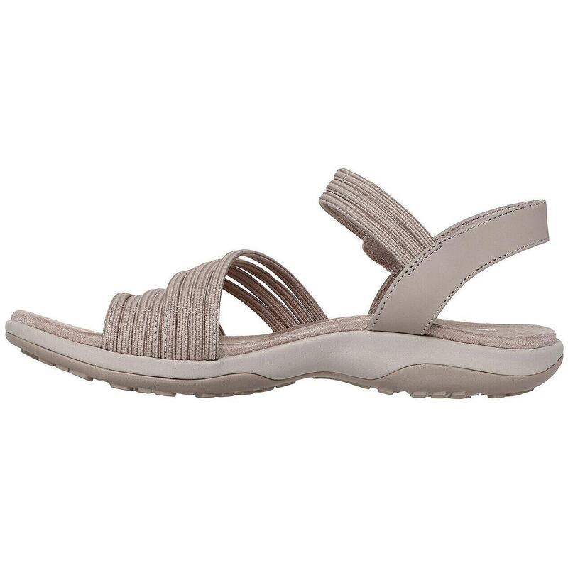 Sandale femei Skechers Reggae Slim - Coffee, Bej