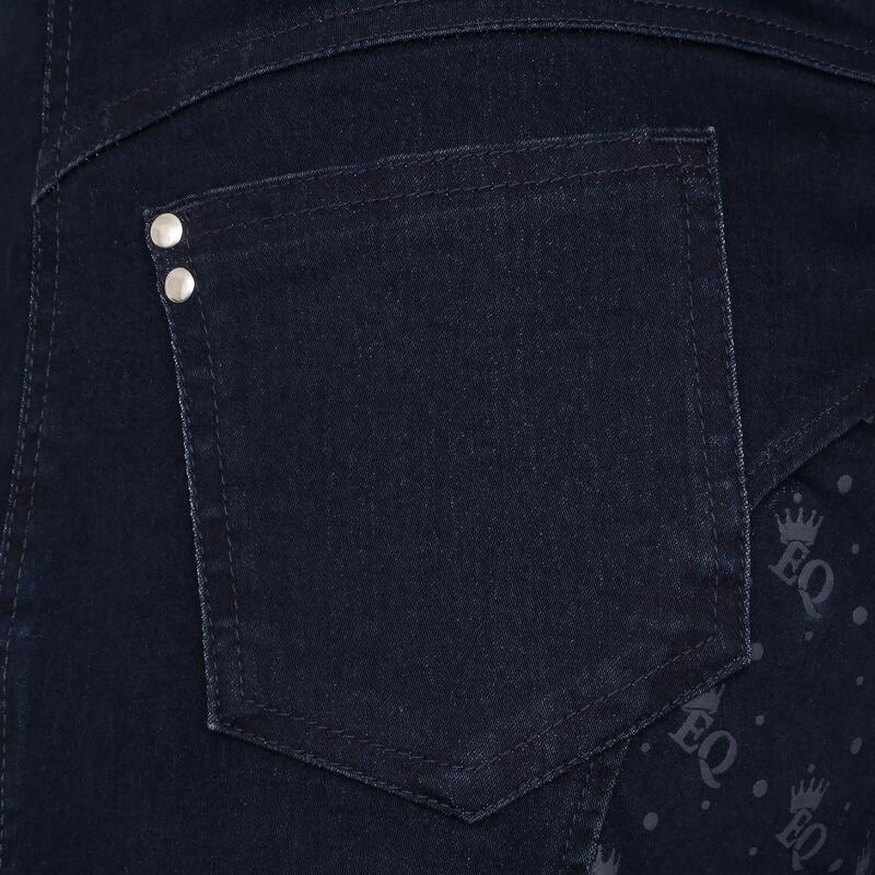 Pantaloni de călărie pentru femei EQUESTRIAN QUEEN Walsall 25SS, din denim