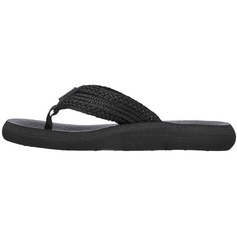 Slapi femei Skechers Asana - Hidden Valle, Negru
