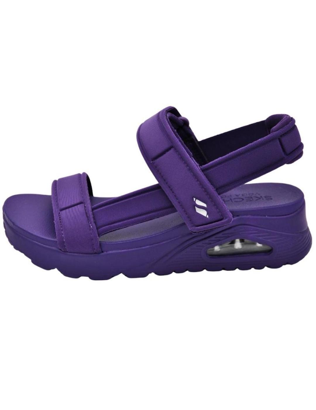 Sandales pour femmes Skechers Uno Violet. 2/4