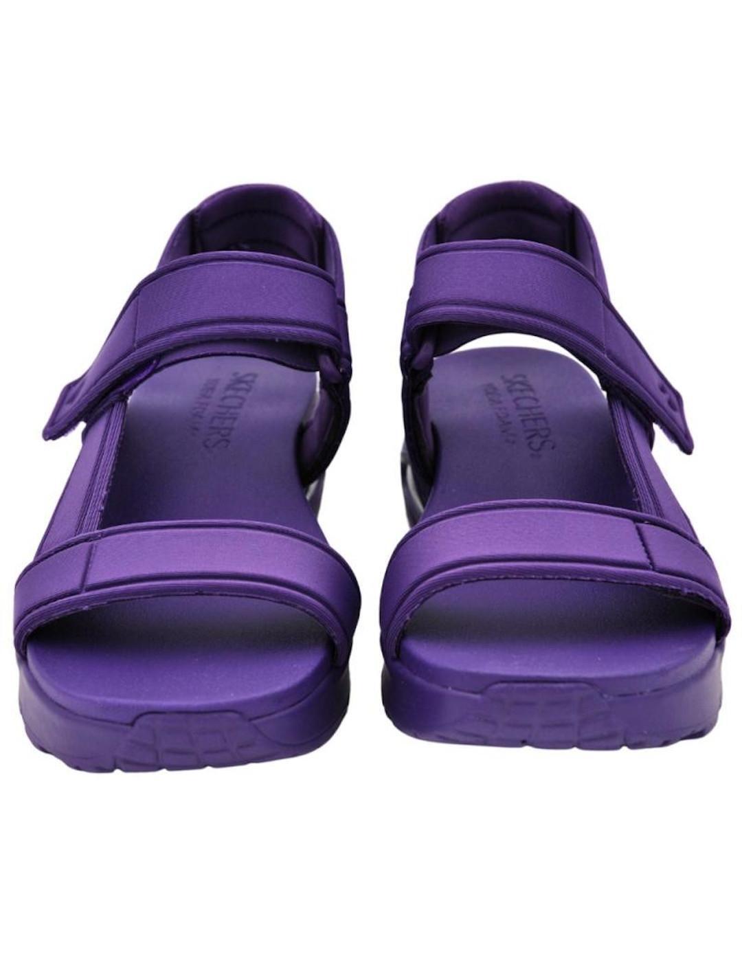 Sandales pour femmes Skechers Uno Violet. 3/4