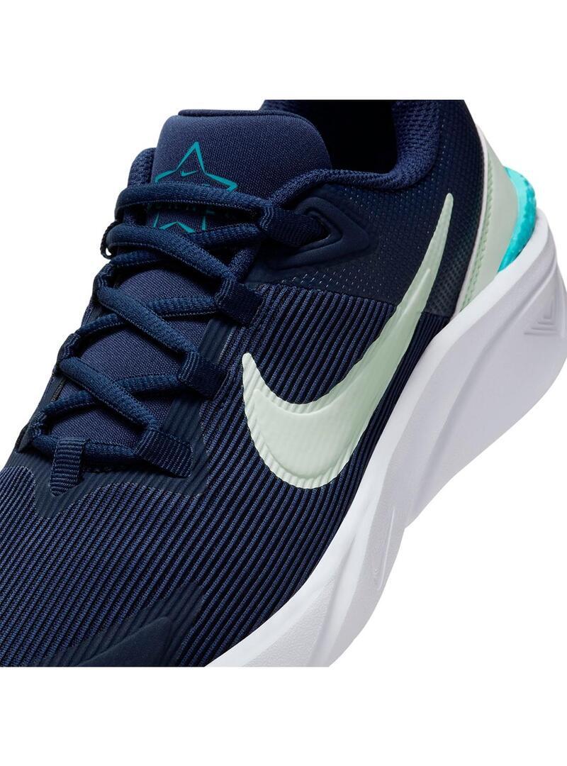 Zapatillas para Niño Nike Star runner 4 Marino 3/7