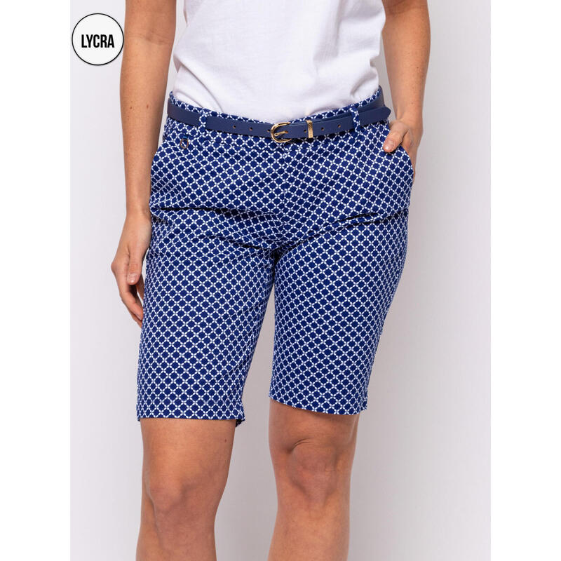 Pantaloni scurți din in pentru femei WISION24