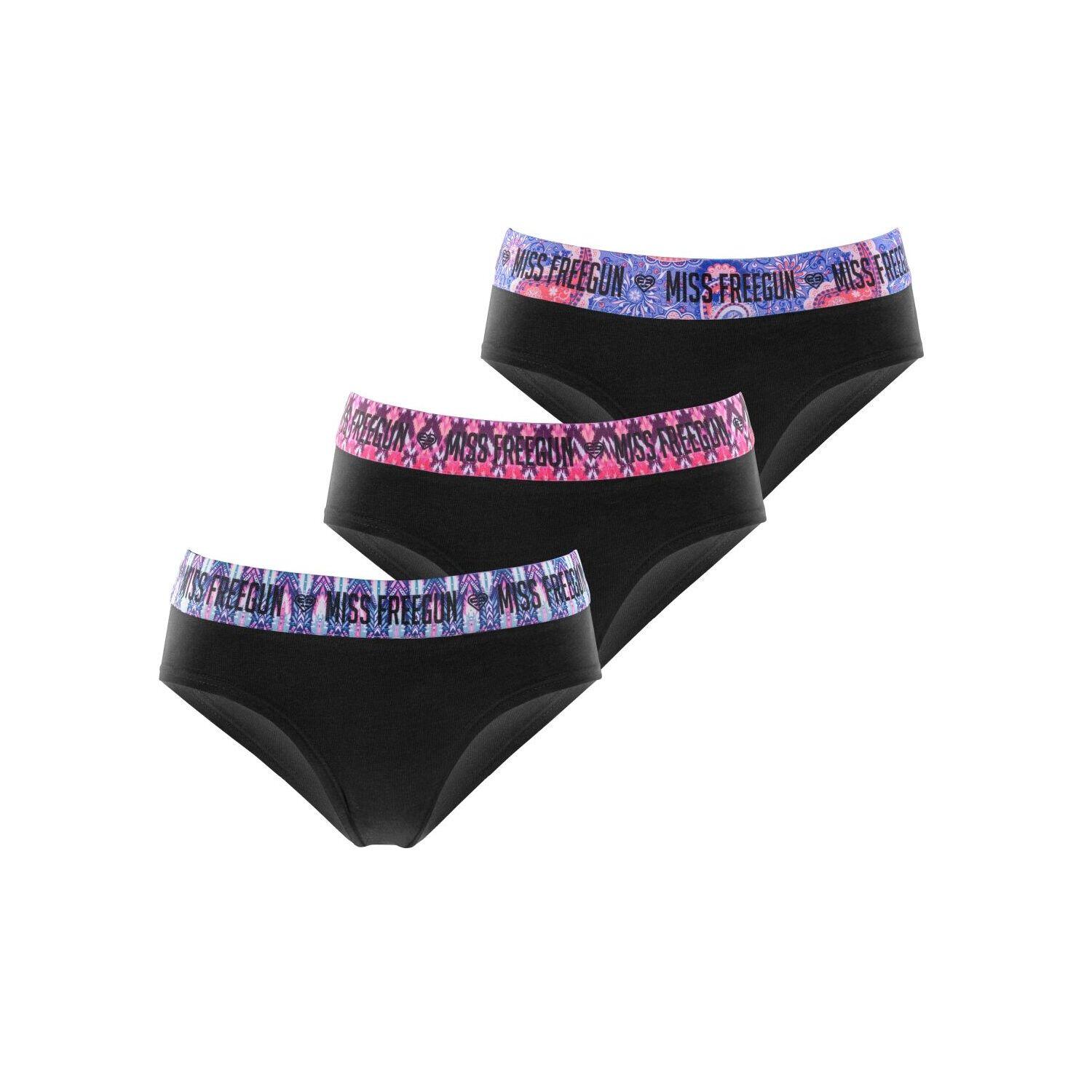 Freegun - Lot De 3 Culottes Fille En Coton Ethnik - Caleçon - Multicolore - 8 À 10 Ans - Decathlon