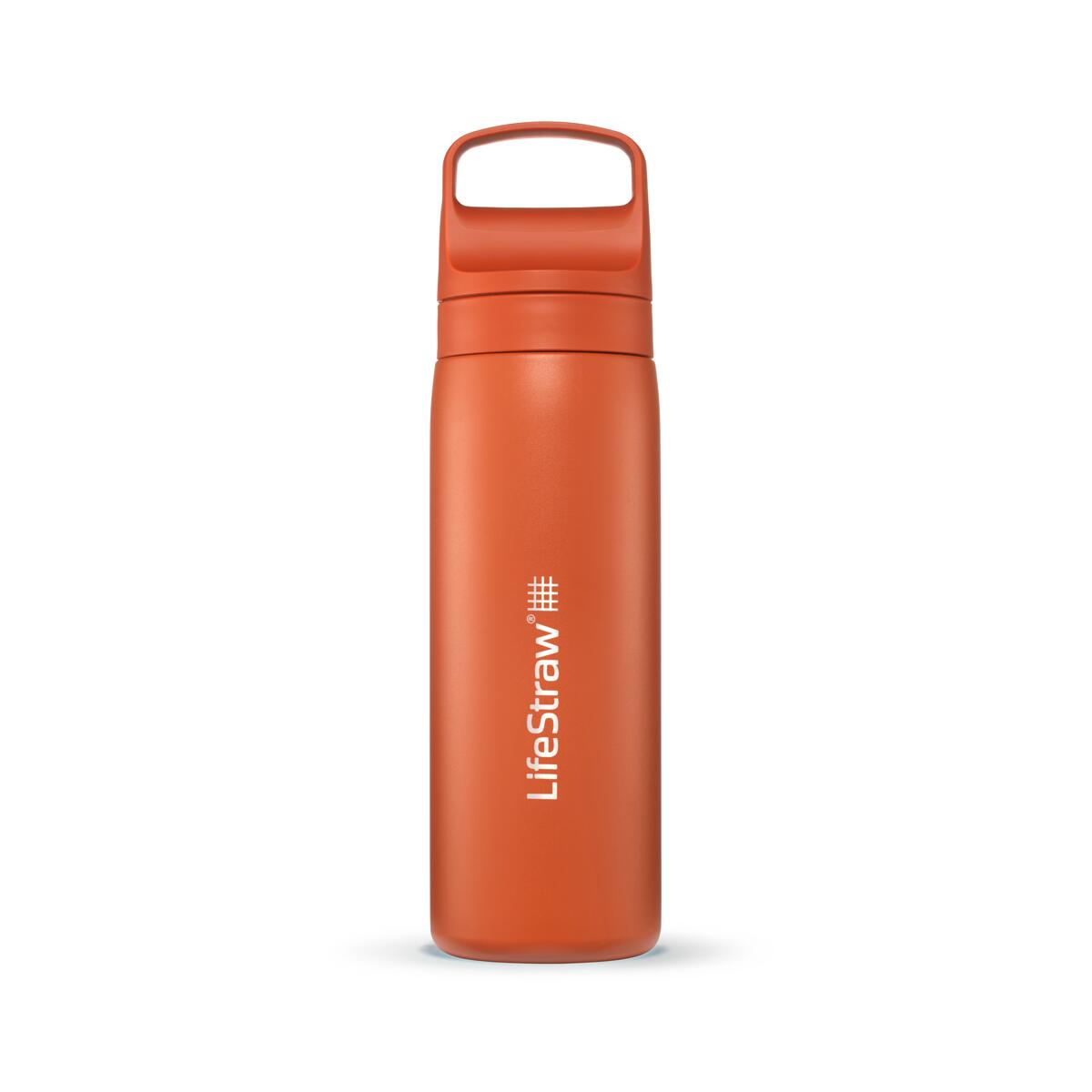 LIFESTRAW Waterfilterfles Go 2.0 Kyoto RVS geïsoleerd 500 ml - Oranje