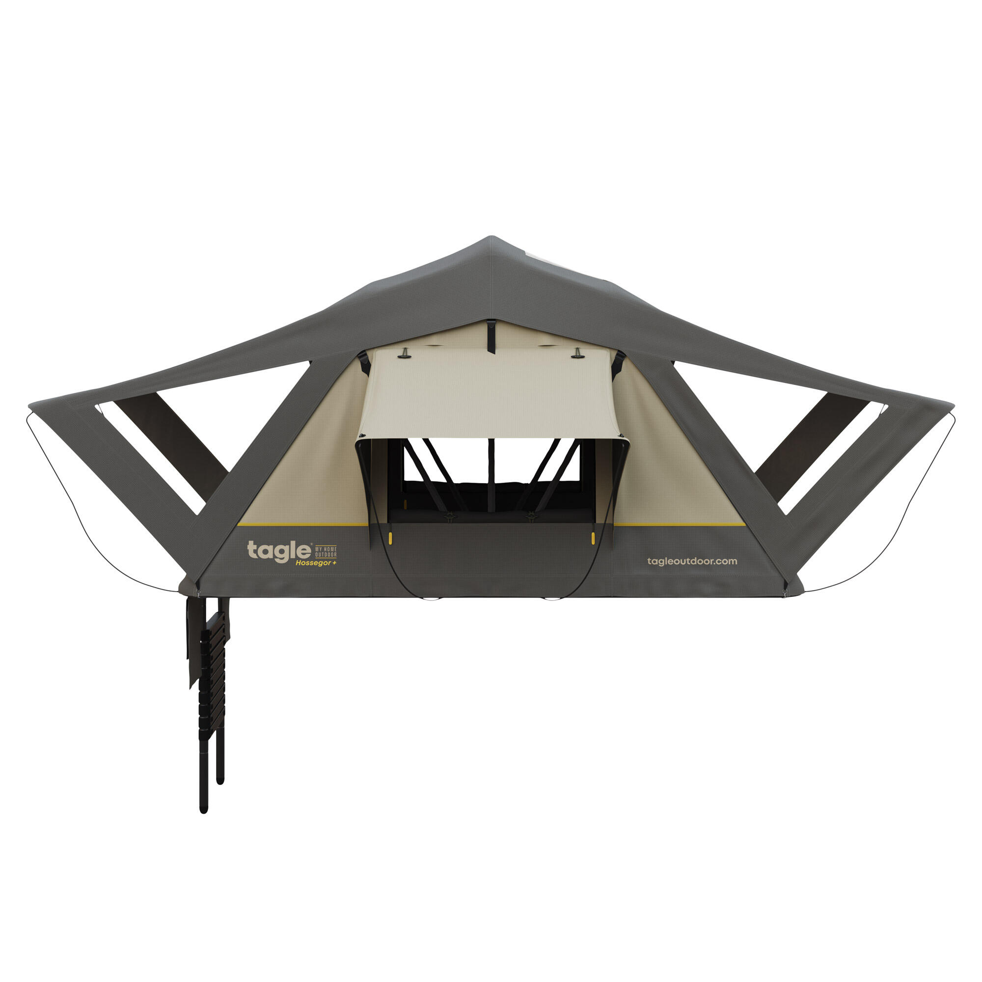 Tende da tetto TAGLE SOMO LITE 2 persone, impermeabile, LED integrato pieghevole 5/7