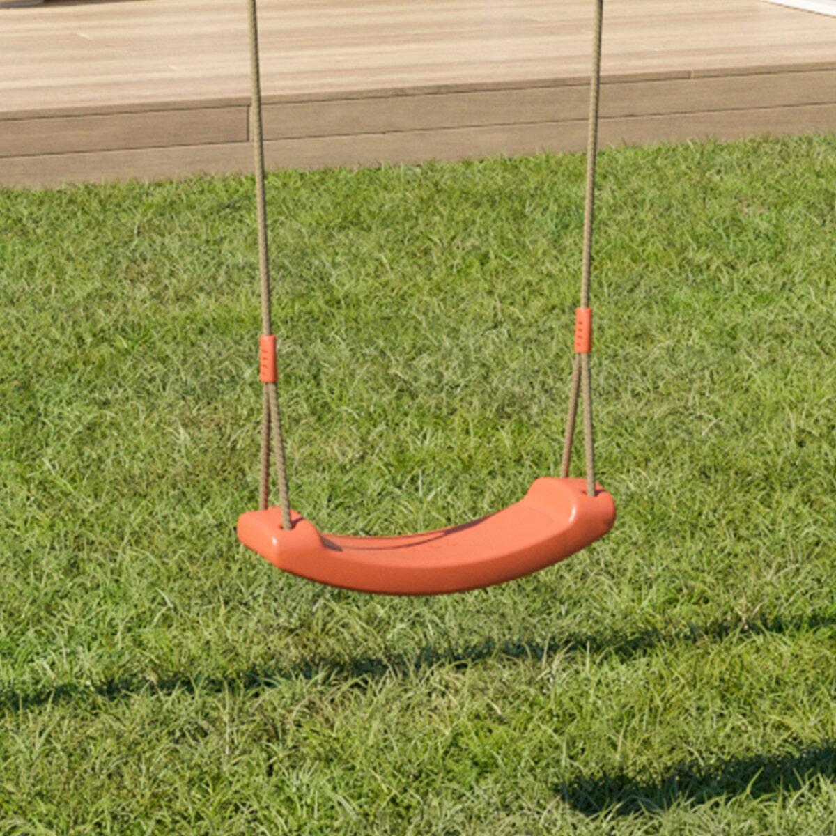 Balançoire plastique corail pour portique 1,9 m - 2,5 m Trigano 4/5