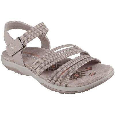 Sandalen skechers reggae slim - coffee, beige, dames
