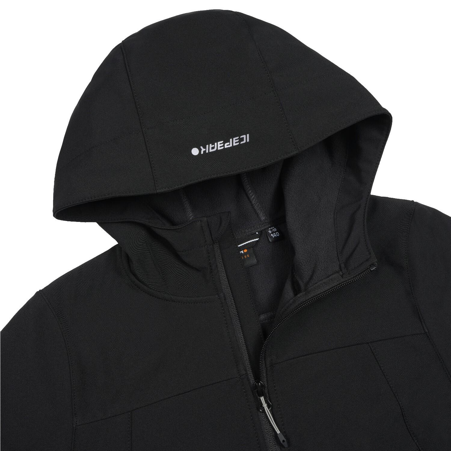 Icepeak Konan Jr Softshelljacke Kinder mit Kapuze 3/4
