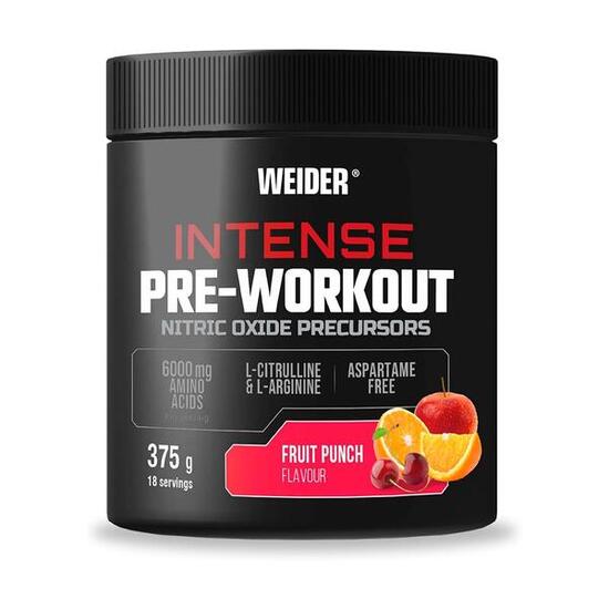 Weider Intense Pre-Workout (18 Serv) Fruit Punch - Pré-entraînement
