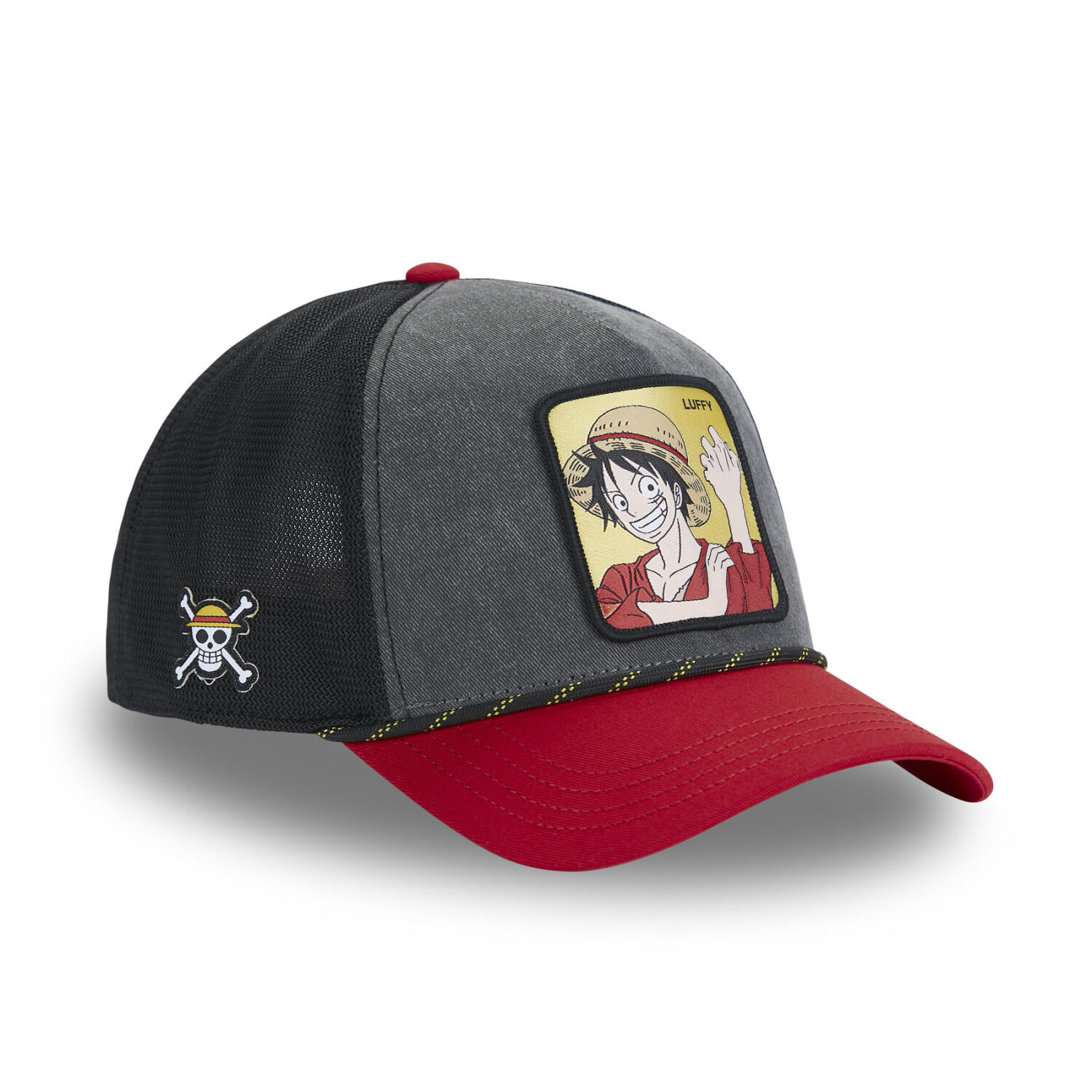 Casquette trucker avec filet finitions premium One Piece Mugiwara 2/5
