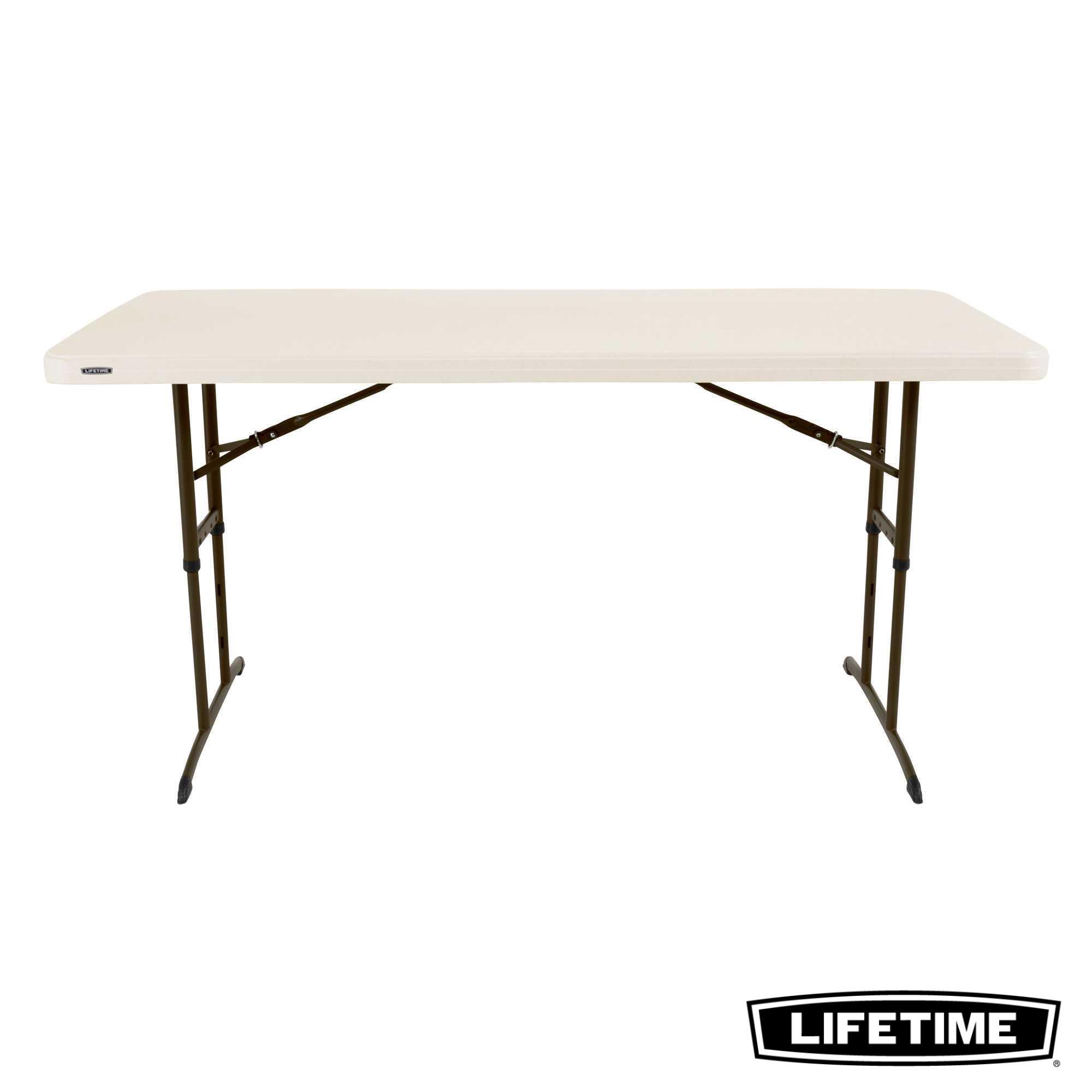 Table Hauteur Ajustable Pliante 183cm Usage Intensif LIFETIME #80834 1/7
