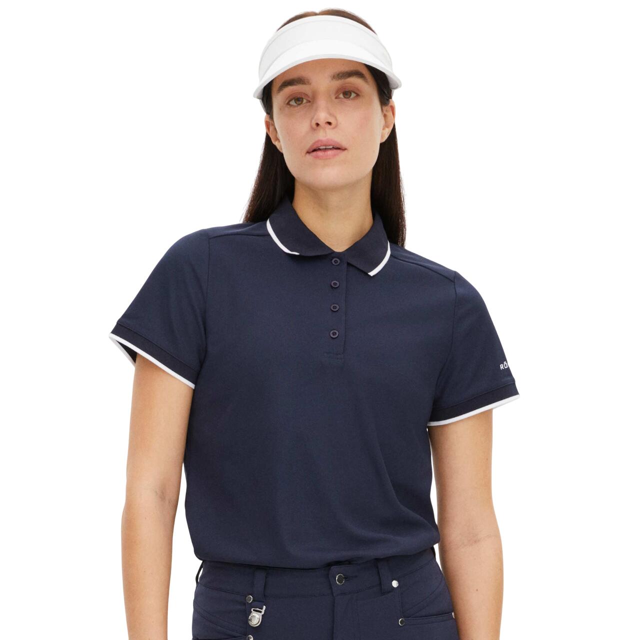 Rohnisch Miriam Poloshirt, Polo de Golf para Mujer, Navy 2/3