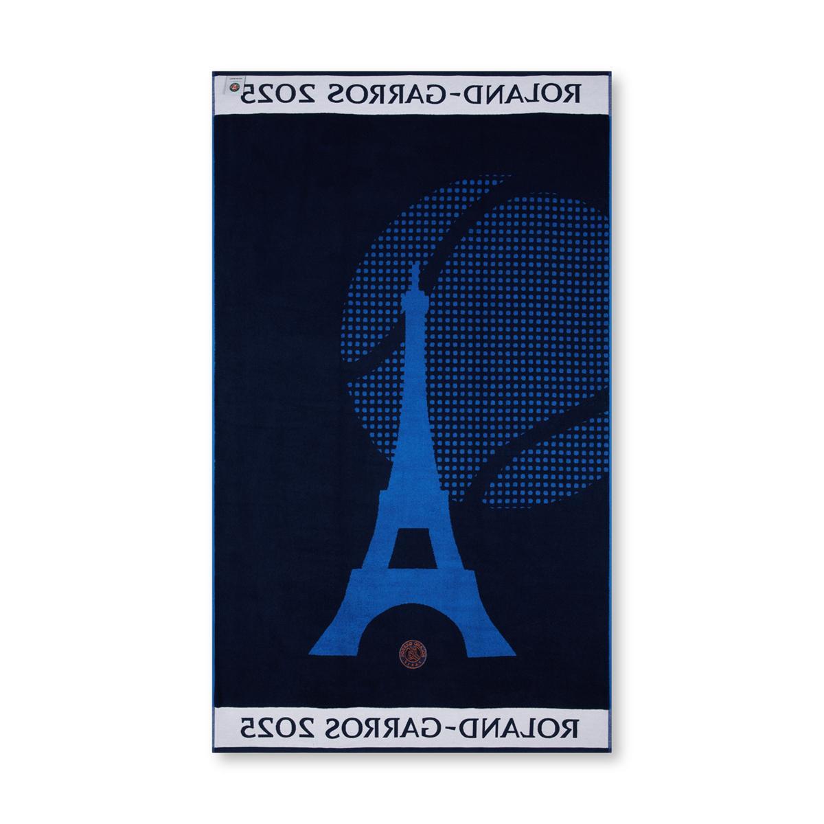 Drap de plage officiel joueur•se Roland-Garros 2025 - Marine 3/3