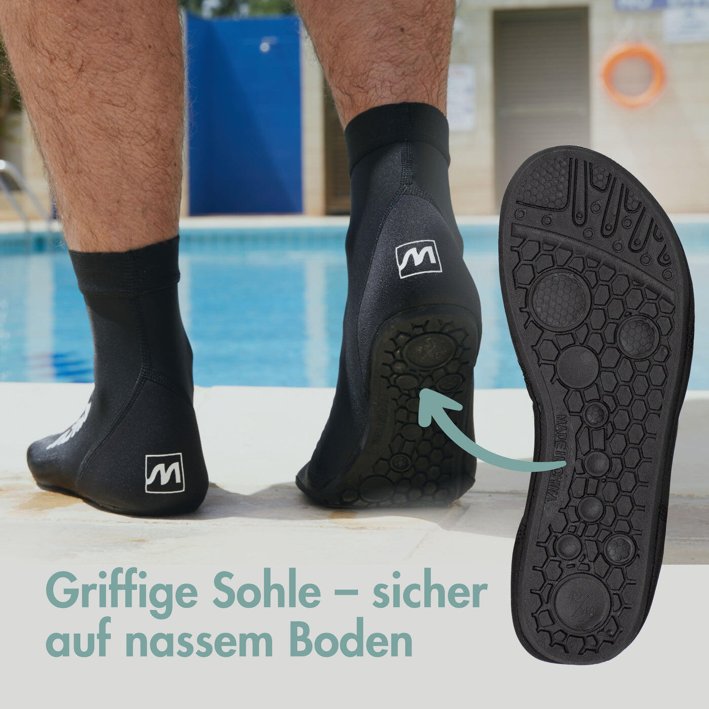 Splashies Wasserschuhe - Seeigelfeste Unisex Badeschuhe aus Neopren 4/6