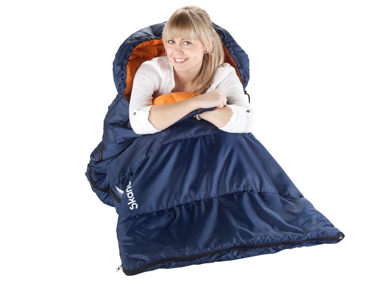 Saco de dormir Iceland - acoplable - 220(190+30) x 80 cm - bolsa transporte 2/7