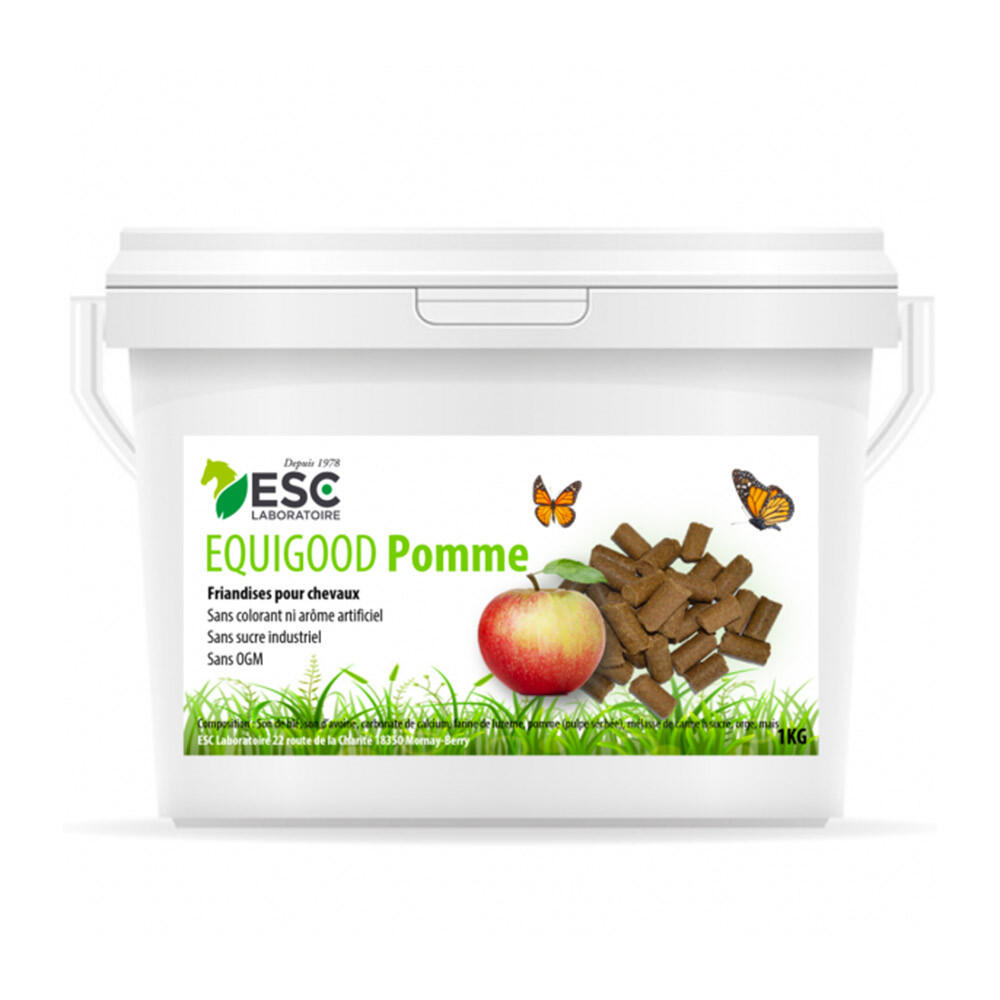 Friandises naturelles cheval Equigood Pomme ESC Laboratoire 1Kg 2/2