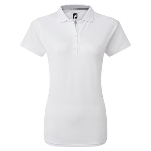 FOOTJOY Footjoy Stretch Pique Dames Polo Shirt wit