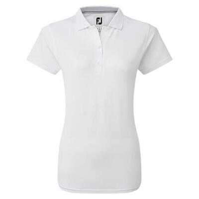 Footjoy stretch pique dames polo shirt wit