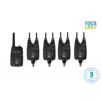 Set avertizori wireless Delphin FORZA LIFE+, statie + 4 avertizori, negru